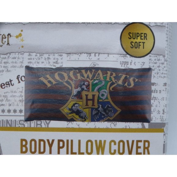 Jay Franco & Sons Bedding Harry Potter Body Pillow Cover Hogwarts
